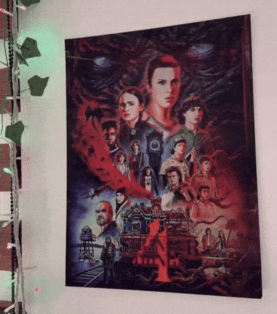 Stranger Things 3D Poster