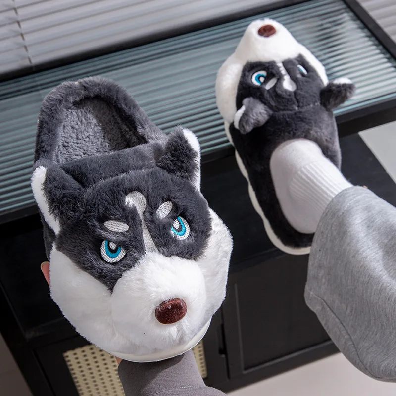 Soft-Stitched Dog Slippers