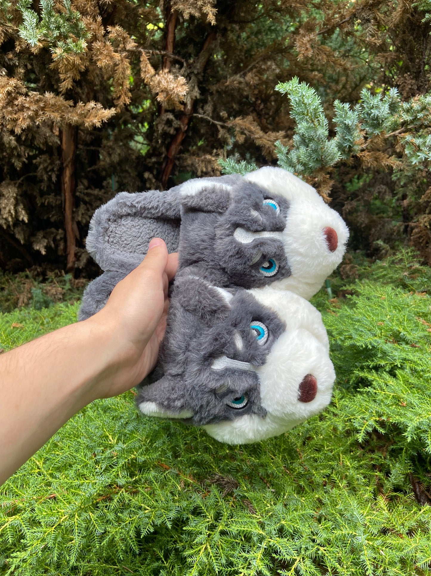 Soft-Stitched Dog Slippers