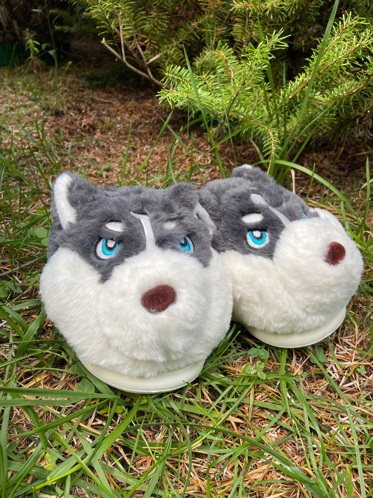 Soft-Stitched Dog Slippers