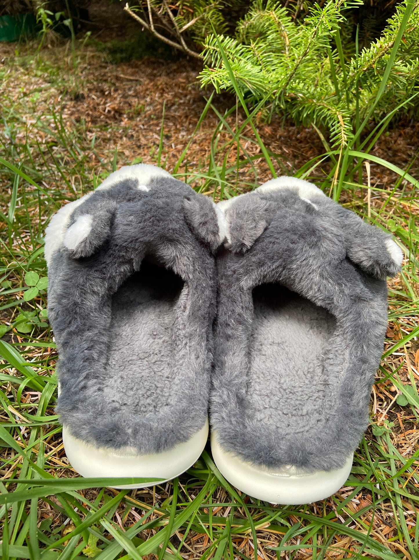 Soft-Stitched Dog Slippers
